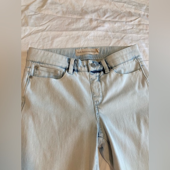 Soft Surroundings The Ultimate Denim Relaxed Straight Jeans Size Small - Picture 11 of 16